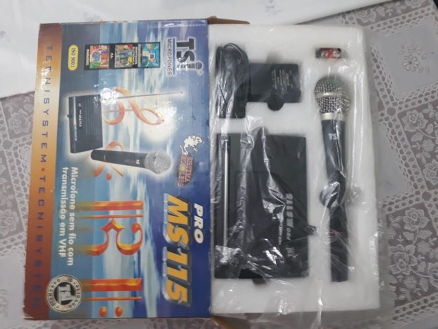 Microfone s/ fio PRO MS 115 com receptor  - Foto 2