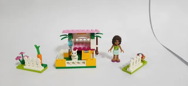 Lego A casa do coelinho da Andrea e lego O jipe da Stephanie