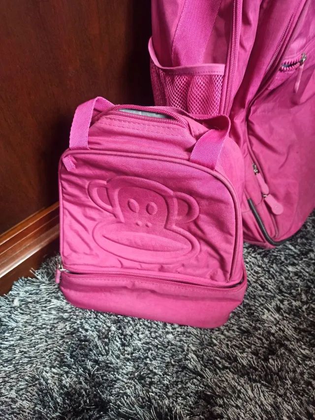 Mala e lancheira Sestini G pink Paul Frank 