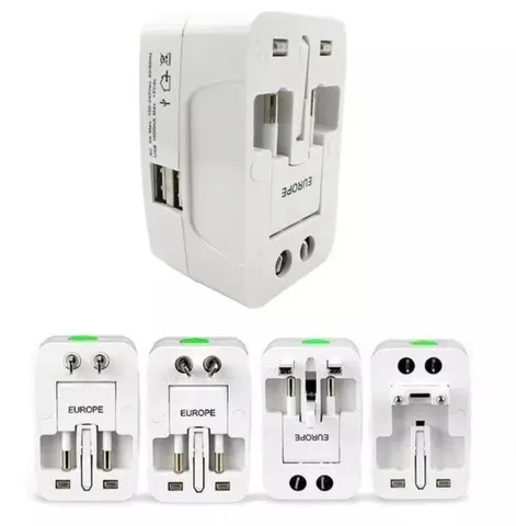 Adaptador Tomada Internacional EUA UK JP AU EU BR - KONEXT