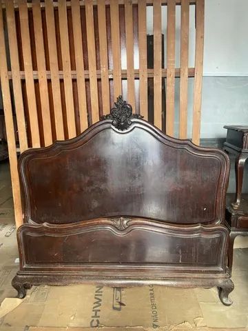 Cama Estilo Chipandelle Em Imbuia - Foto 5
