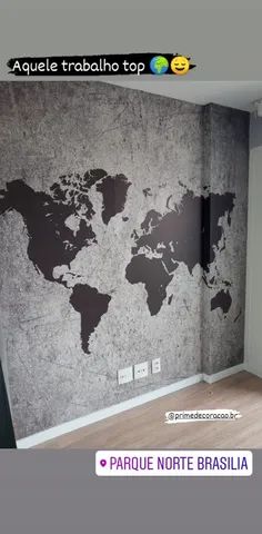 Papel de parede, Adesivo, Tecido (Instalação) - Foto 5