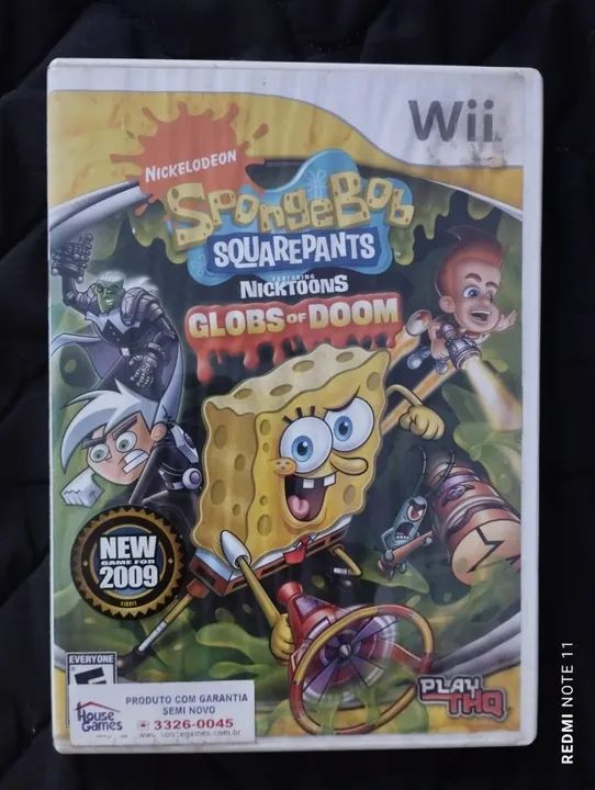 Jogo Original Nintendo Wii Bob Sponja