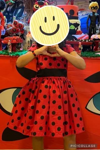 Vestido sales festa ladybug