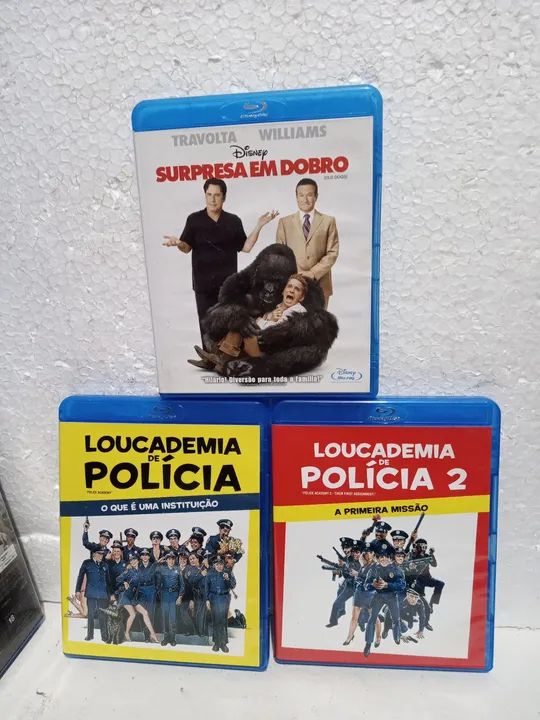 Coleção Loucademia de Polícia 1 e 2 original 