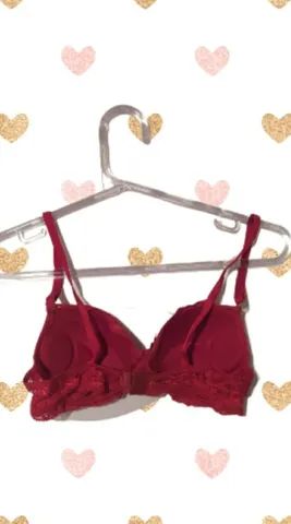 Soutien/sutiã vermelho com renda - Foto 2