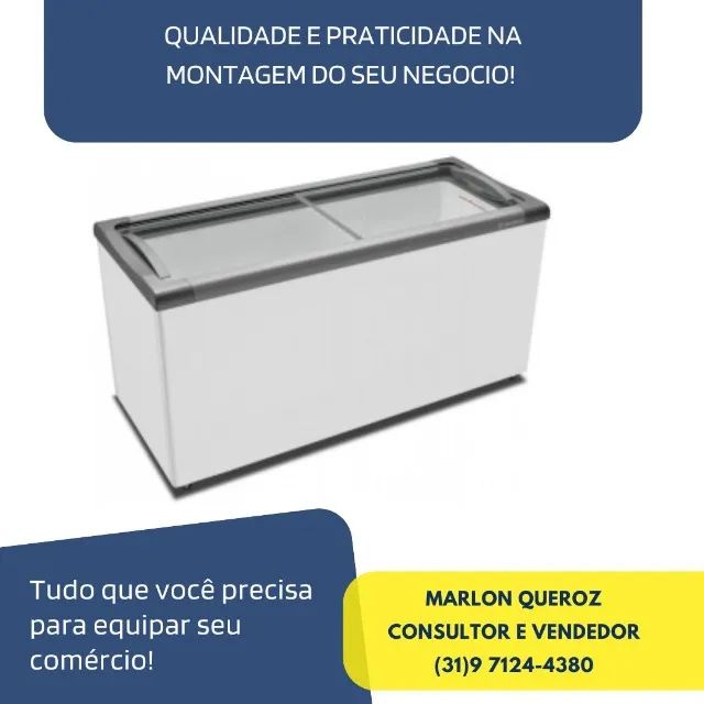 Freezer Horizontal Metalfrio 490 Litros 
