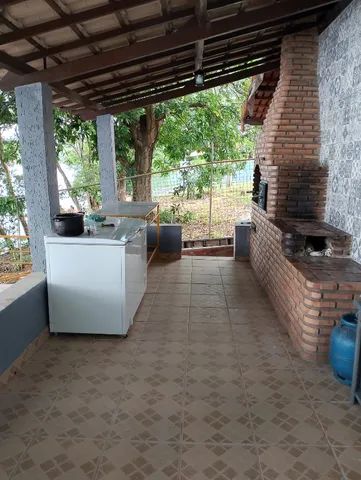 Rancho de Pesca. 5 Qts- Piscina - Pesqueiro - Sky -Internet- Ar Cond. - Deck Gigantesco - Foto 12