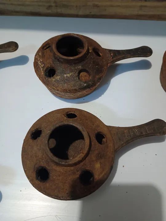 Lote de fogareiro portátil 15 x 7 cm todas as peças pelo valor anunciado - Foto 3