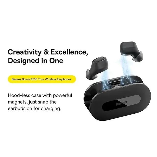 Fone de Ouvido Baseus EZ10, bluetooth 5.3, Baixa latência, Academia, Game  - Foto 6