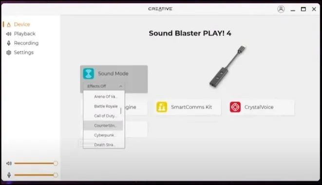 Placa de Som Usb Creative Sound Blaster Play!4 (nova e lacrada) - Foto 3