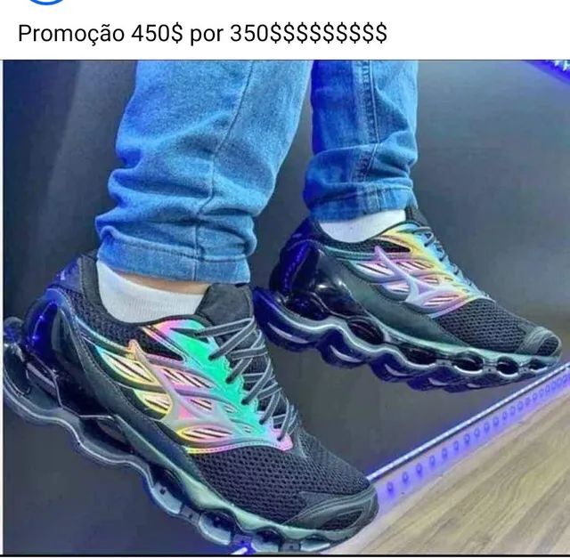 Queridinho do momento mizuno pro 11 s azul bebê  - Foto 5