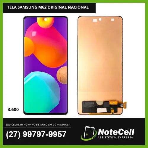Tela/Display P/ SAMSUNG M62 ORIGINAL NACIONAL - Instalação em 30 min!