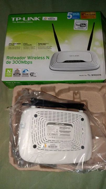 Roteador wireless T P LINK N 300 MPS - Foto 2