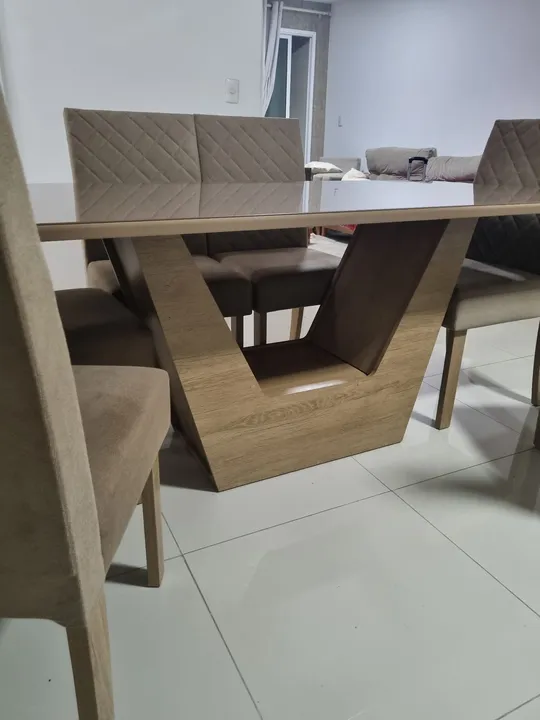 Mesa De Jantar 6 Lugares