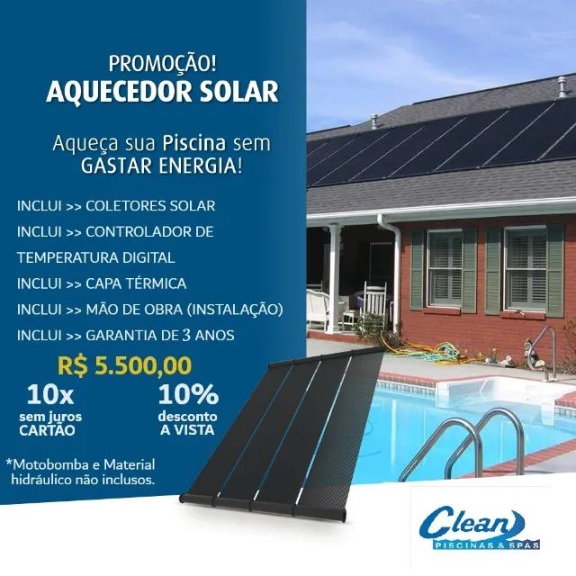 Aquecedor Solar para Casa e Piscina