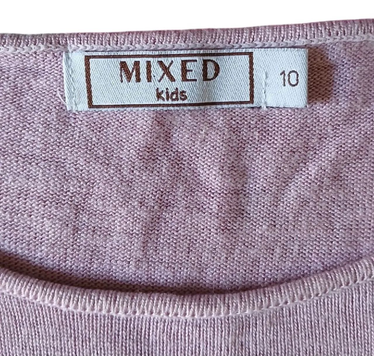 Blusa de tricô infantil com estampa de coqueiros Mixed Kids  - Foto 2