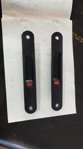 kit 2 Fecho  tranca fechadura  Porta e Janela Correr marca Alumifi - Foto 2