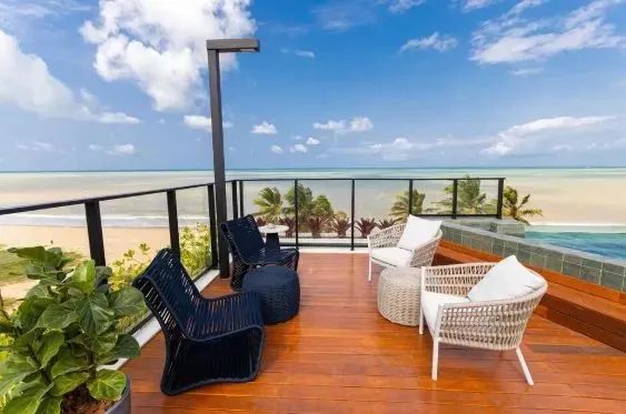 FLAT PÉ NA AREIA - MOBILIADO E PROJETADO. - Foto 4