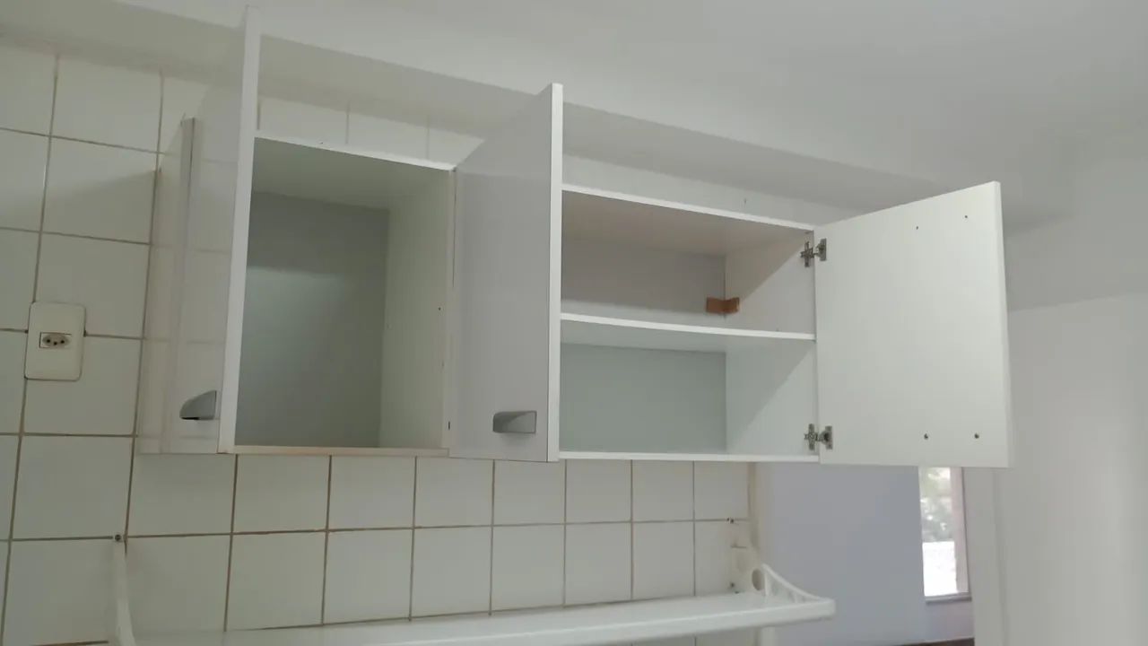 Conjunto de 3 armários de cozinha aéreo e chão  - Foto 4