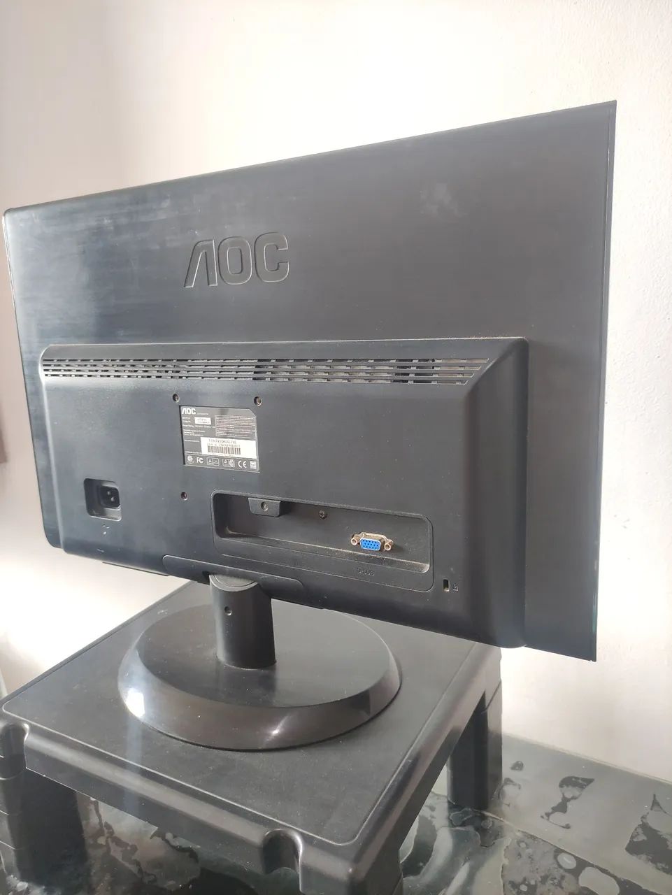 Monitor AOC 22 polegadas, LED, Full HD, funcionamento normal, conservado! - Foto 6