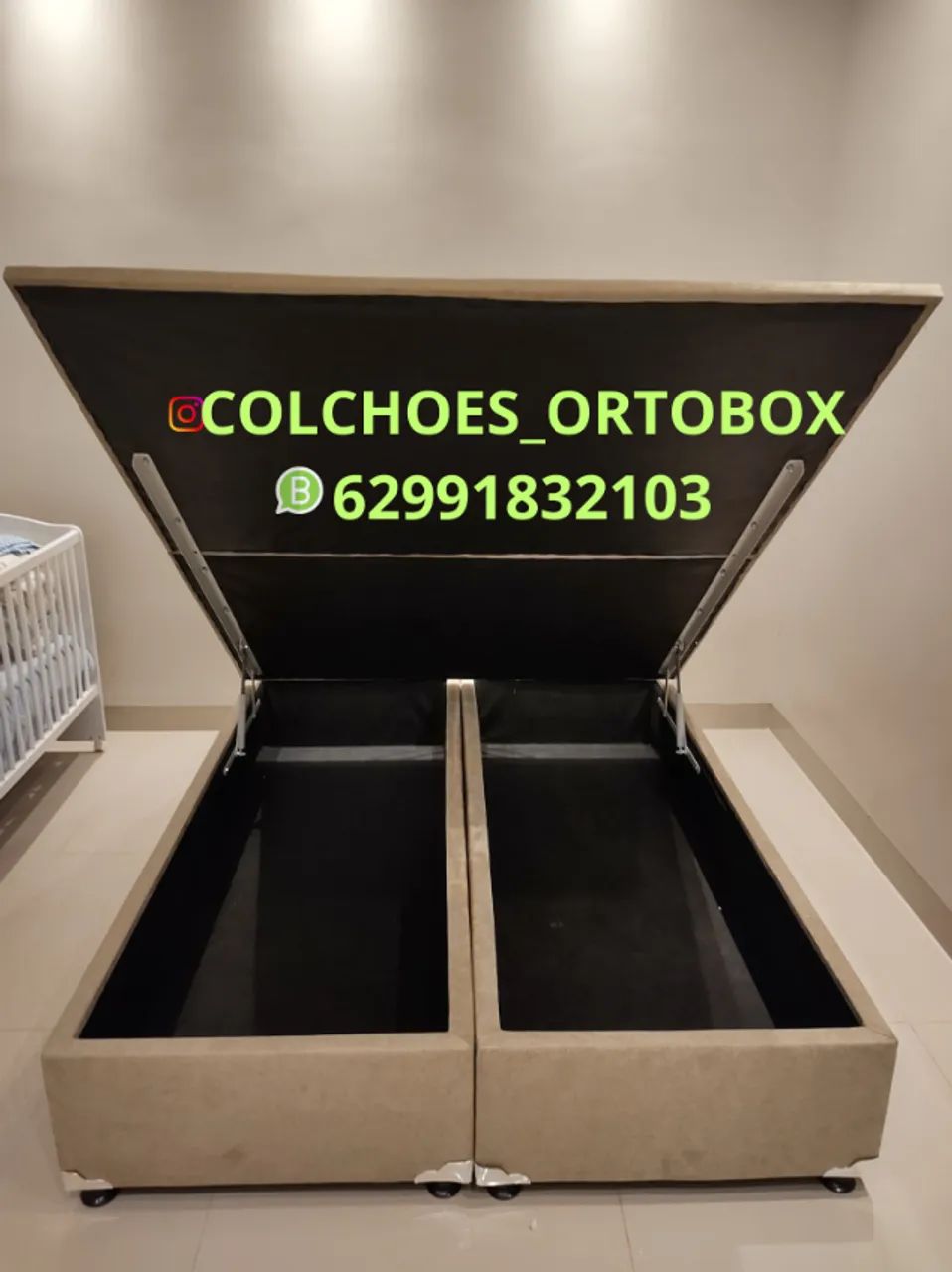 Box Baú queen size blindado e reforçado