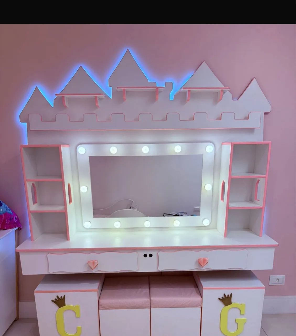 Penteadeira camarim - estilo castelo  - Foto 3