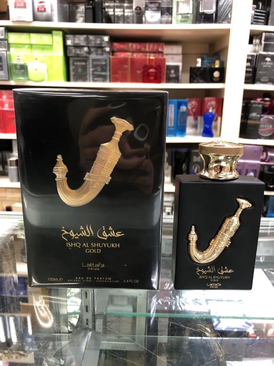 Perfume árabe Ishq Al Shuyukh Gold Lattafa - Original