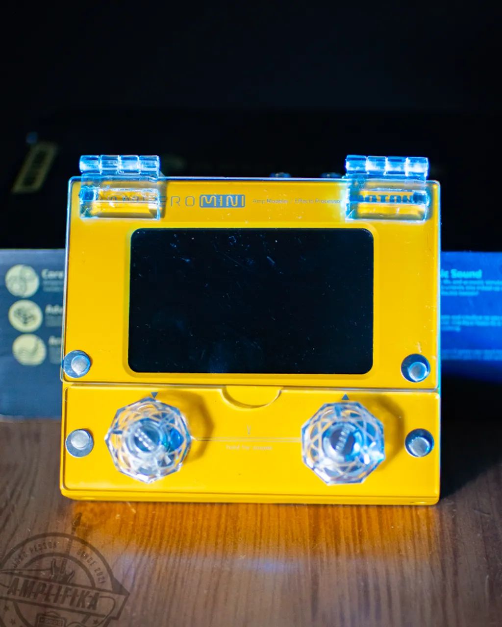 AMPERO Mini ギターエフェクター イエロー Hotone Ampero Mini マルチ
