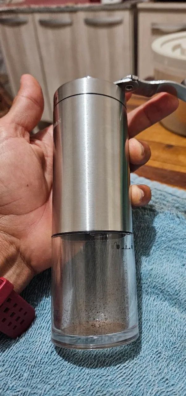 Moedor de café portátil aço 420 inoxidável  - Foto 3