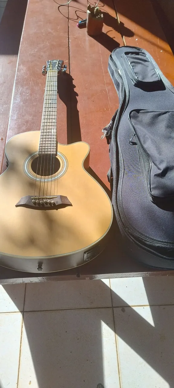 Violão Elétrico + Capa + Alça