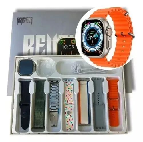 Relogio Smartwatch Revenger Rgw64 7 Em 1 Android Ios - Pulseiras - Loja Coimbra Entregamos