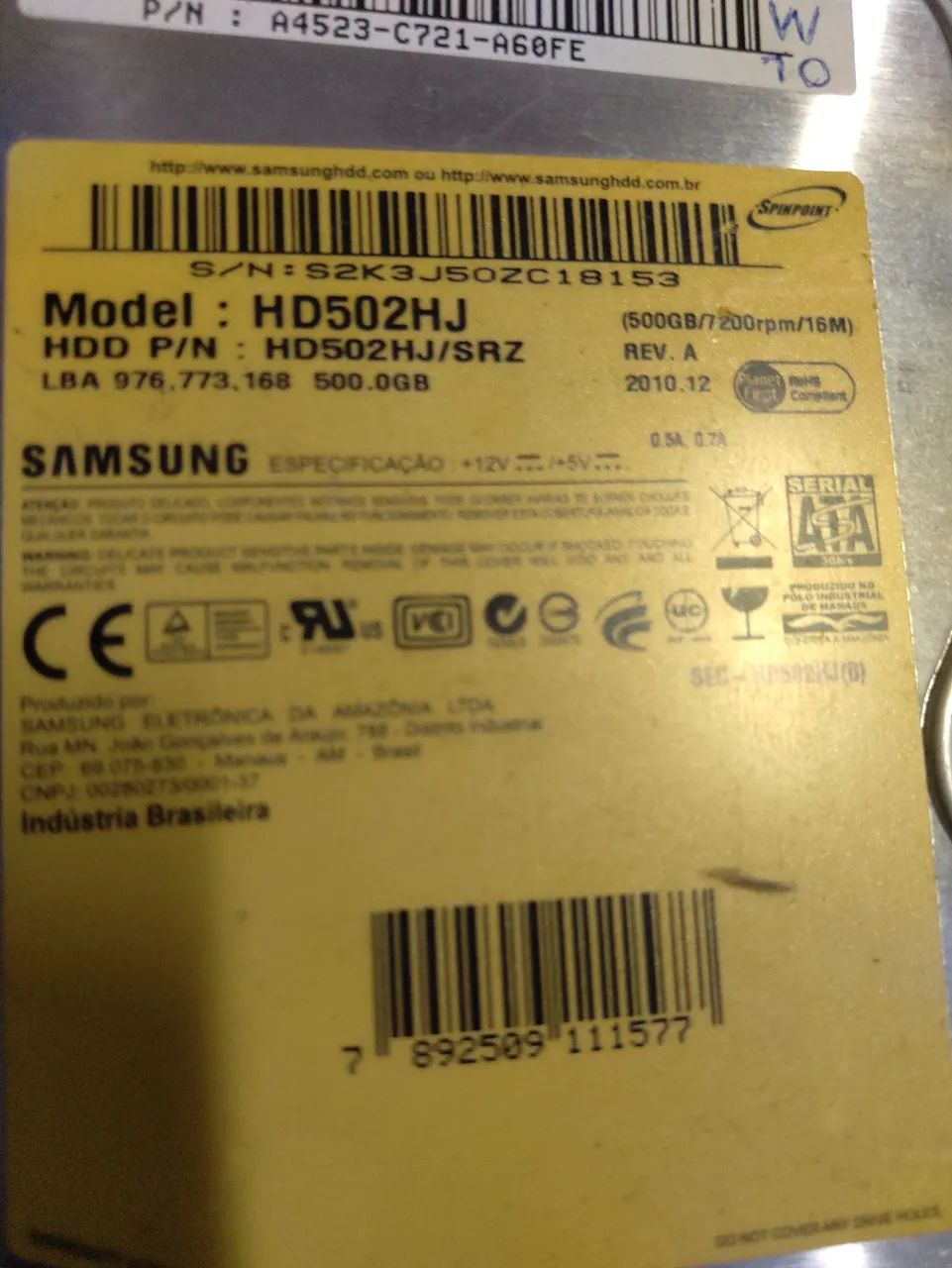 HD de Compitsdor de 500 e ,760 - Foto 3