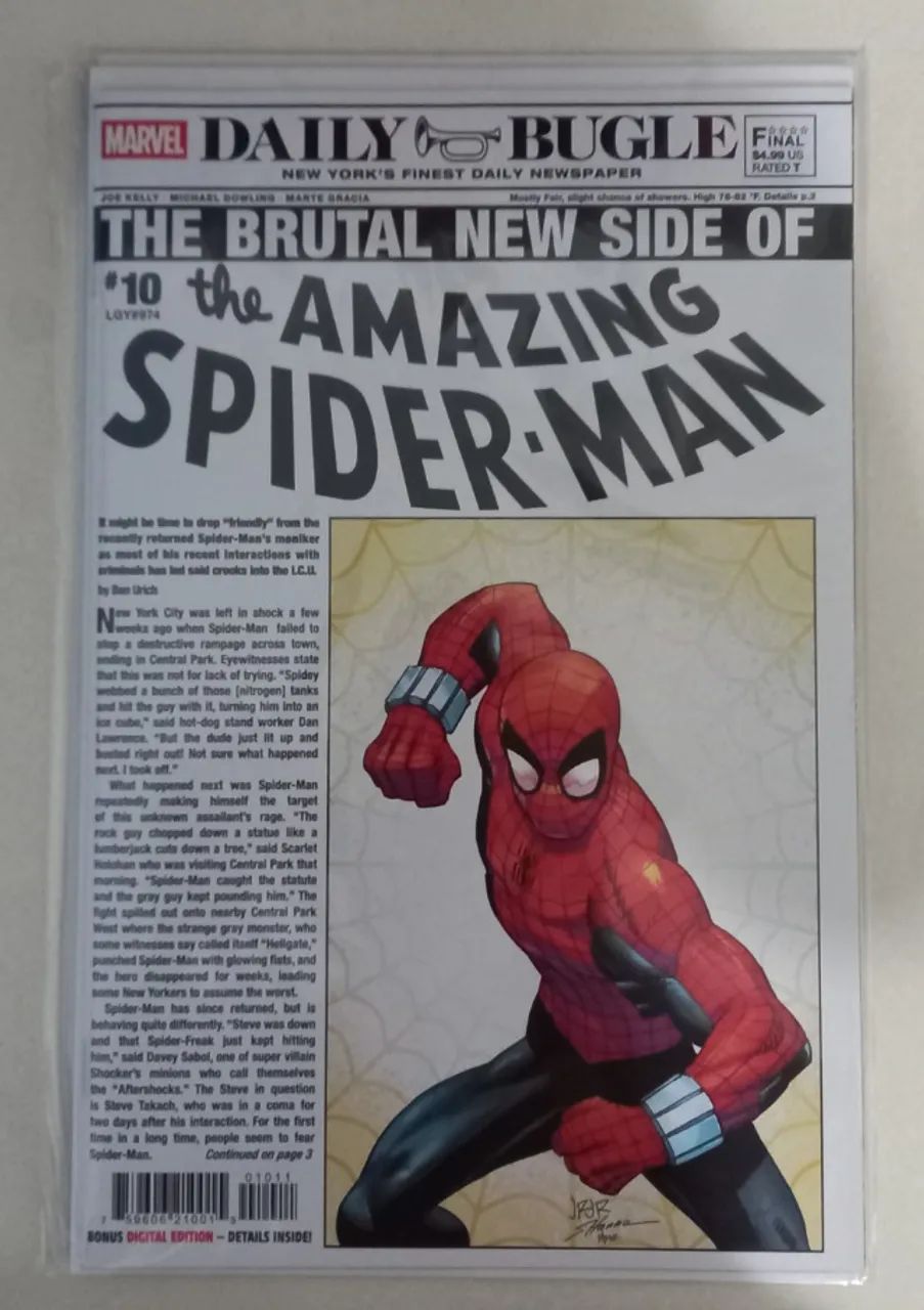 The Amazing Spider-Man #10 (2025) - John Romita Jr. Variant Cover 