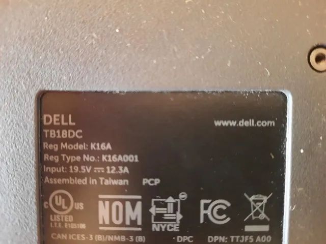 Vendo Dock Station Dell TB18DC, extra, conexão para vários monitores no notebook - Foto 3