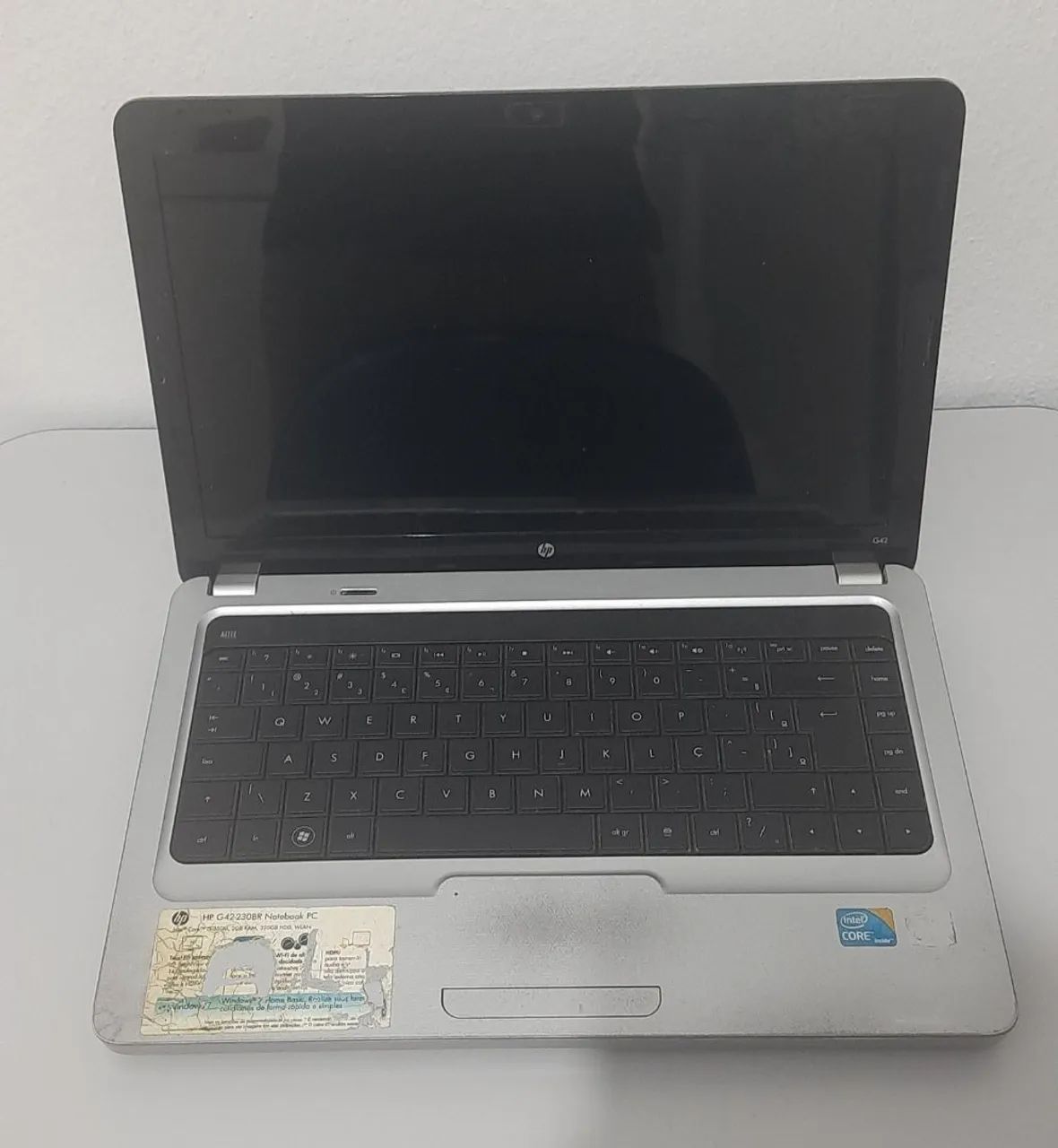 Notebook HP G42 (Tanque de guerra) core i3 SSD 256gb