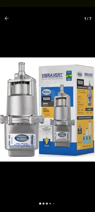 Bomba Sapo Vibratória 220v Vibra Vert Rymer 1500 