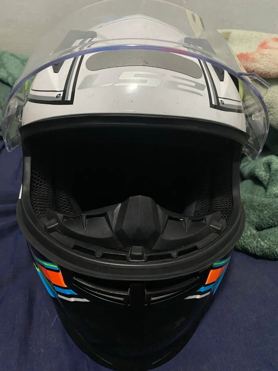 Capacete LS2 Tm. 62, aceito troca.. - Foto 4