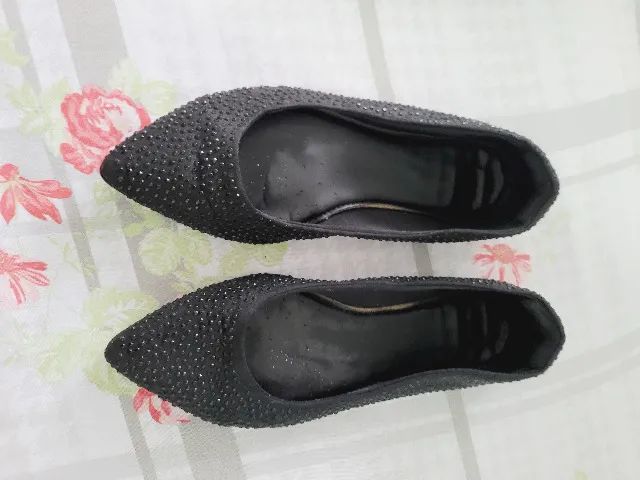 Sapatilha Preta 37 - Foto 2