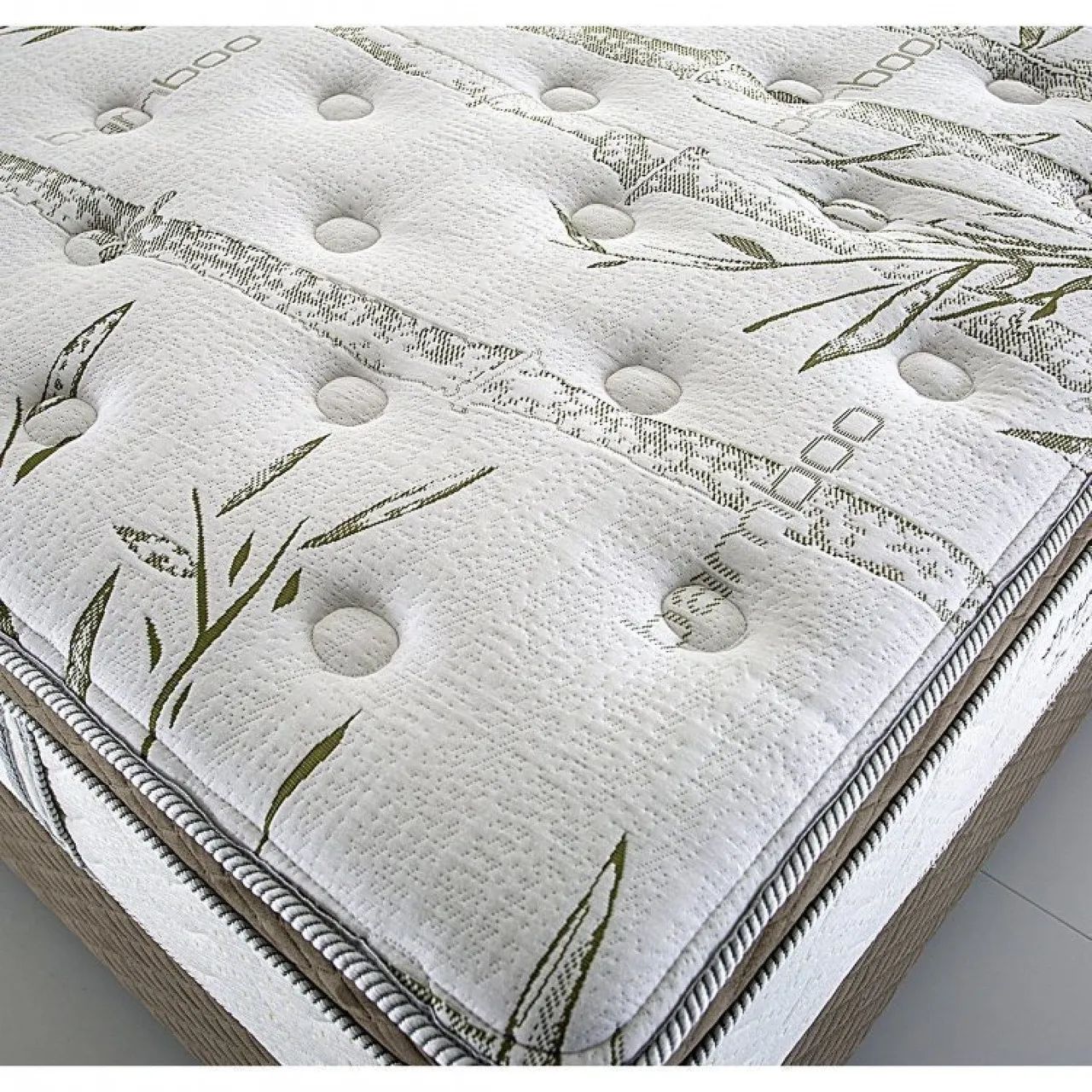 Cama Box Casal Herval Molas Ensacadas 138x188x34cm Imperatore Eco Bamboo Herval - Foto 4