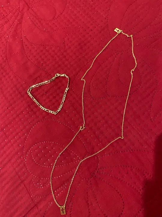 Conjunto de Colar e Pulseira em Ouro 18k - Foto 3