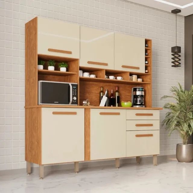 Armário de Cozinha 100% MDF 6 Portas 2 Gavetas Varios modelos