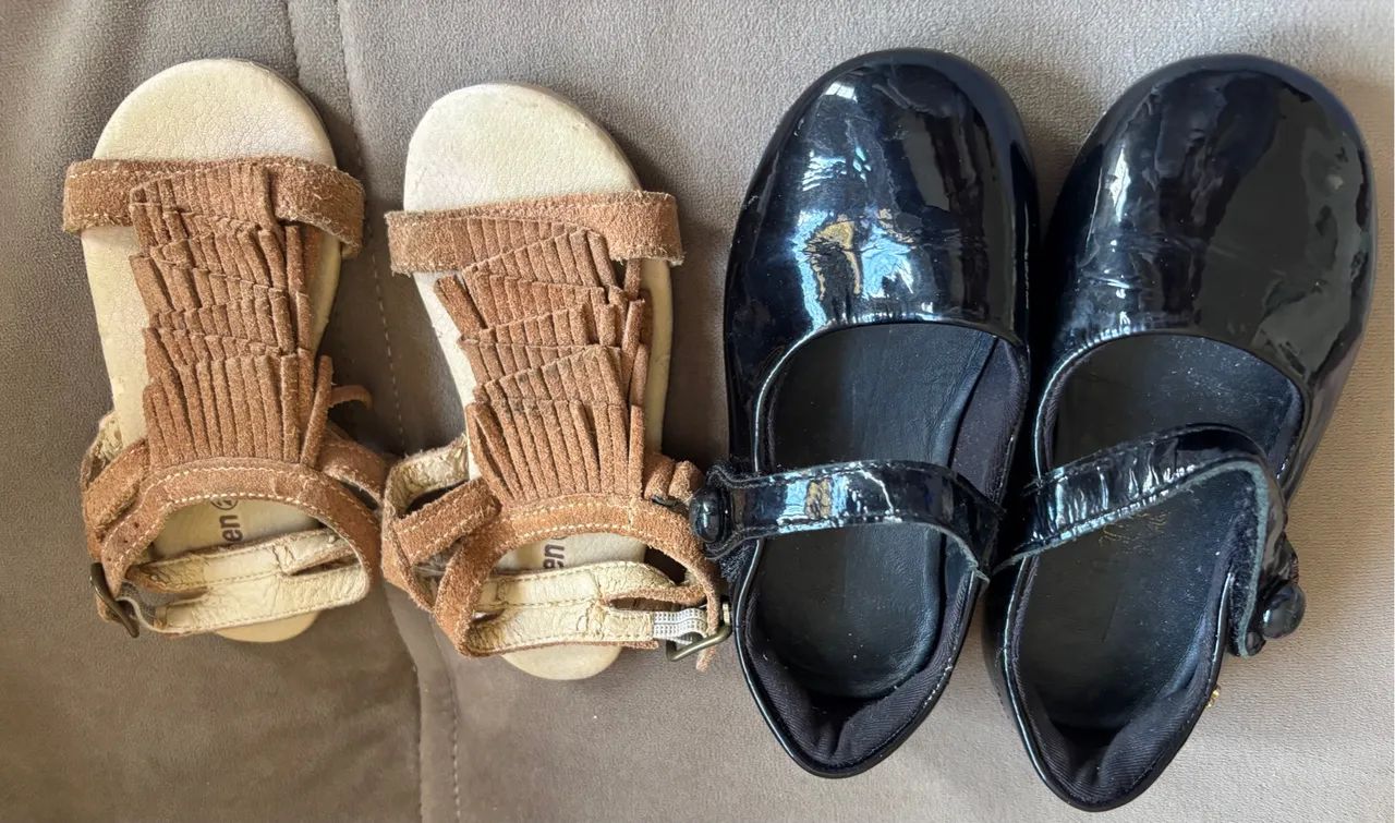 Sapato bibi e sandália green TAM 22  - Foto 4