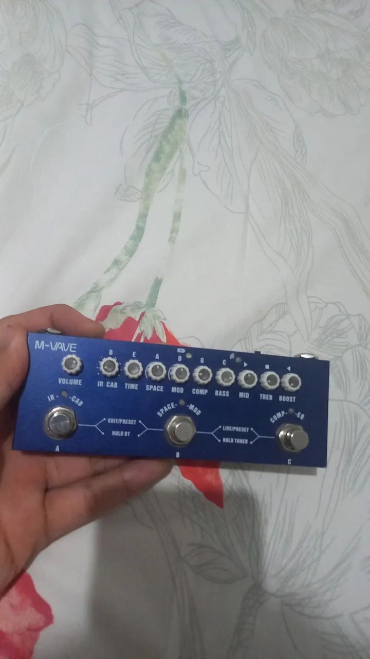 Pedal cuvave