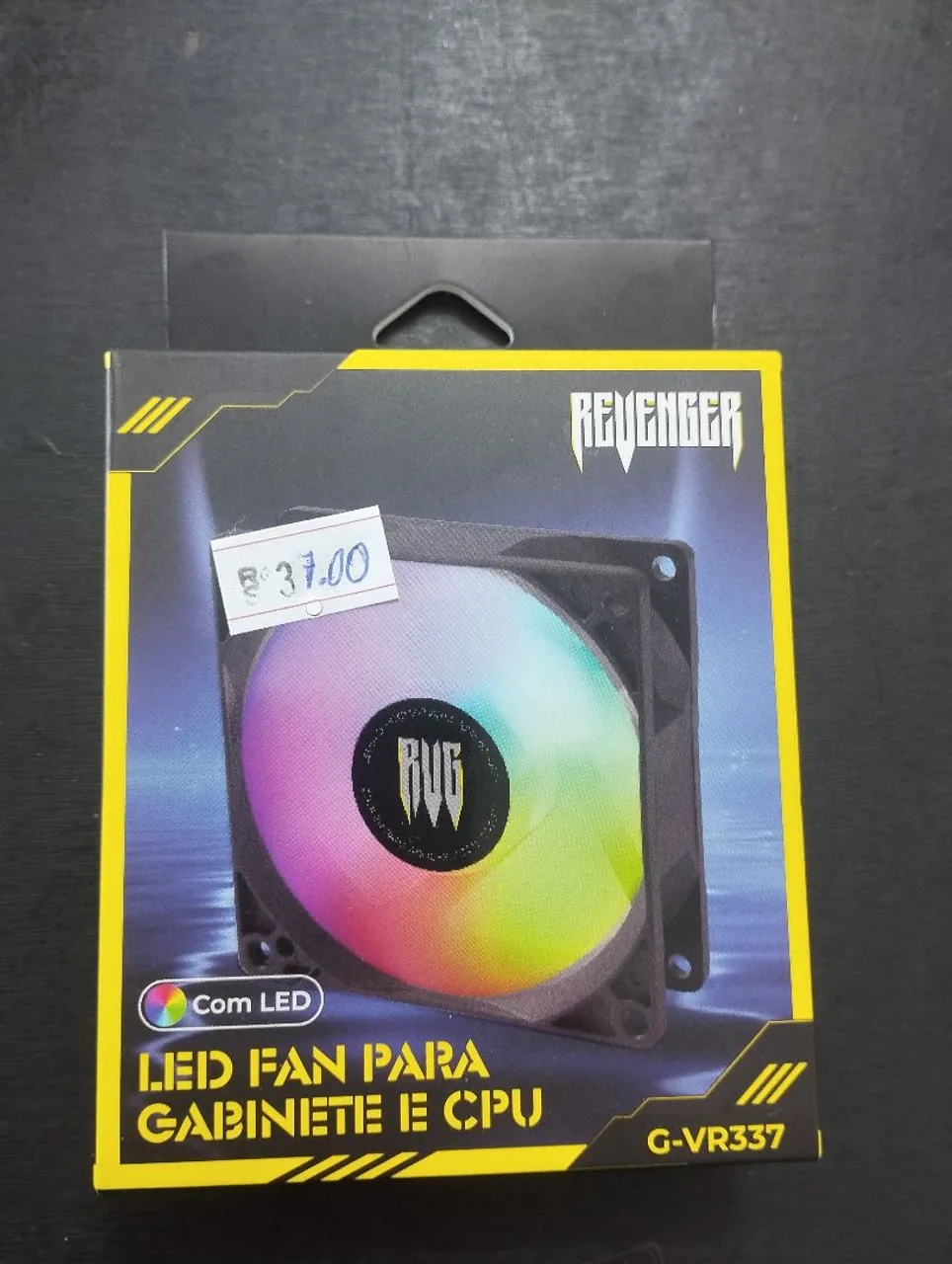 Cooler Fan LED RGB para Gabinete e CPU - Revenger G-VR337