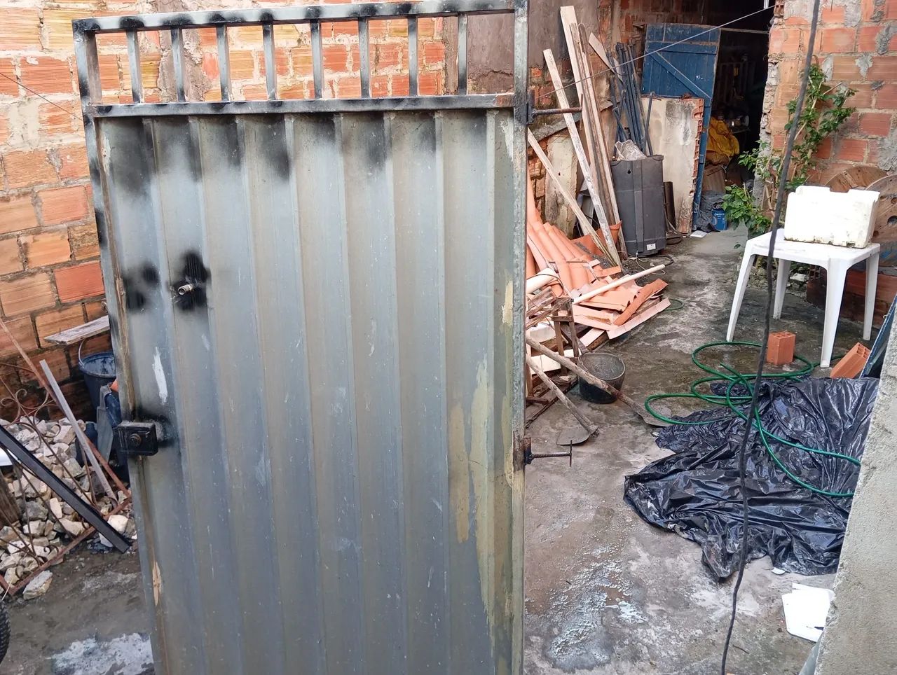 Portão de aço galvanizado para segurança residencial - Foto 5