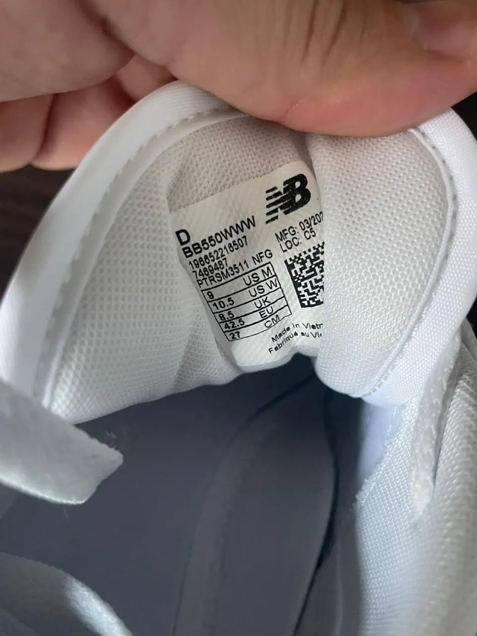 Tênis New Balance 550 Branco Americano - Foto 2