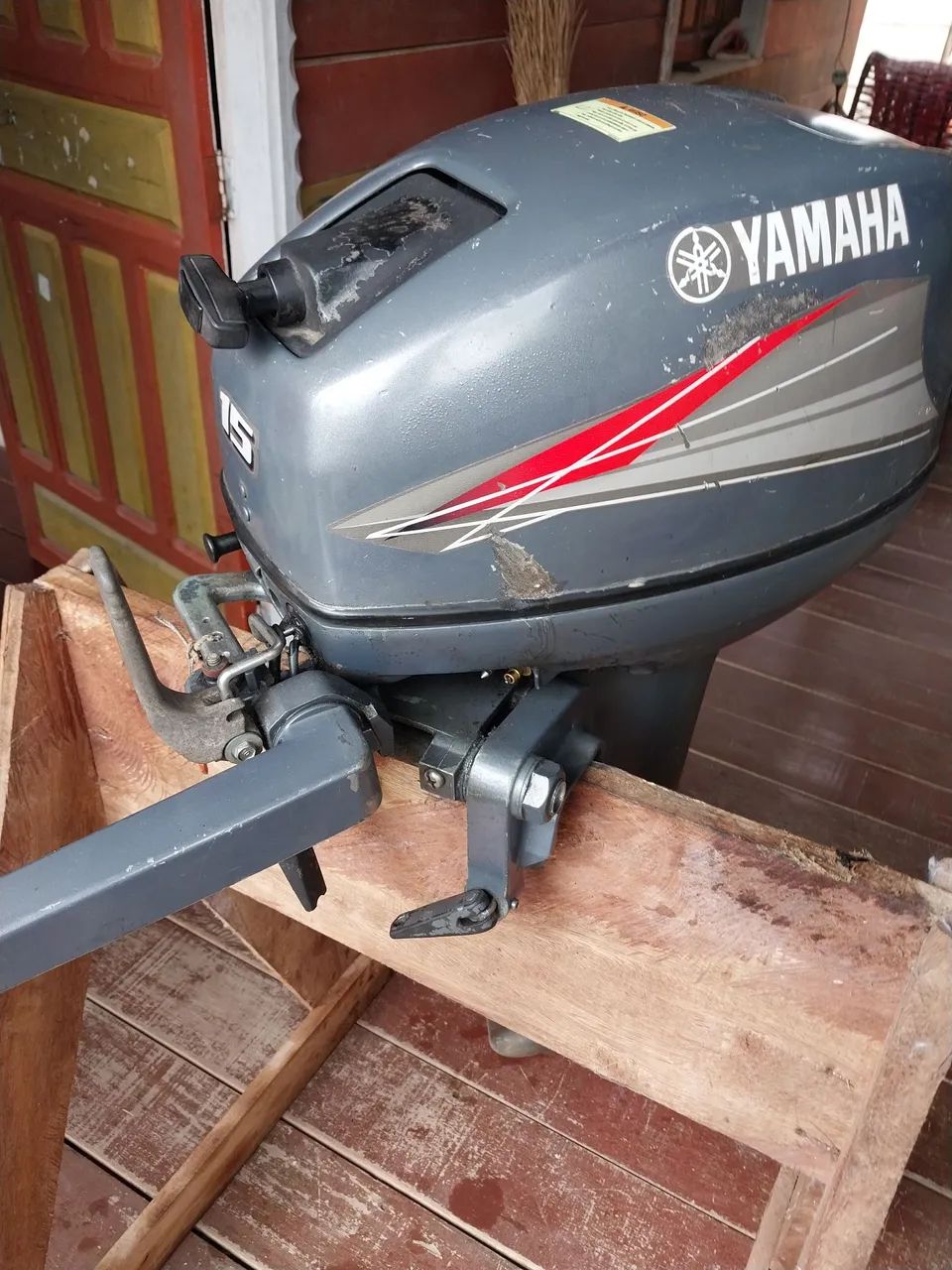 MOTO DE POLPA 15 HP HELICE MOVA E BALDE JA USADO - Foto 2