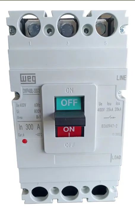 Disjuntor Weg DWP400L-300-3 400V 300A