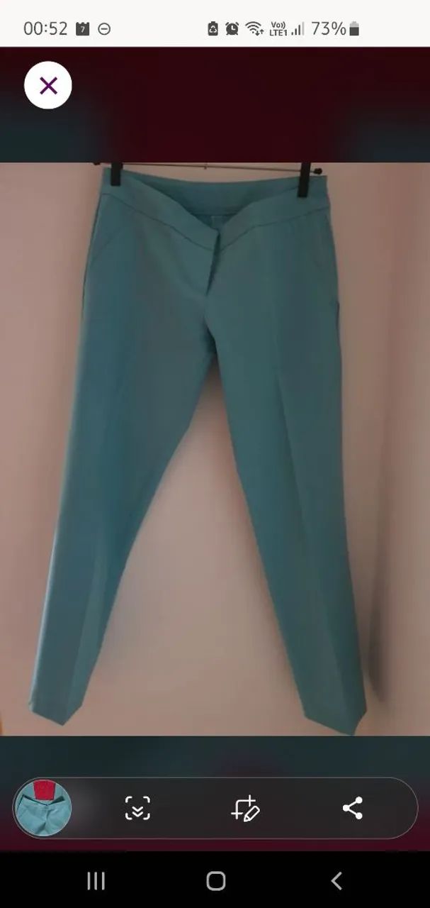 Calça social feminina azul - Foto 2